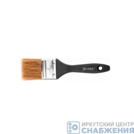 Кисть плоская, 50мм "Евро" натуральная щетина, пластмассовая ручка MATRIX 83063