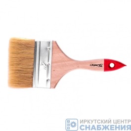 Кисть плоская, 100мм "Стандарт" натуральная щетина MATRIX 82545