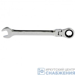 Ключ комбинированный трещоточный 12мм шарнирный CrV MATRIX 14864