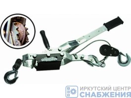 Лебедка рычажная, тяга 4т, подъем-1.6т, MATRIX 52225