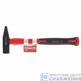 Молоток, 1000г, квадратный боек, фибергласовая обрезиненная рукоятка MATRIX 10383