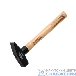 Молоток, 600г, квадратный боек, кованный, буковая ручка DENZEL