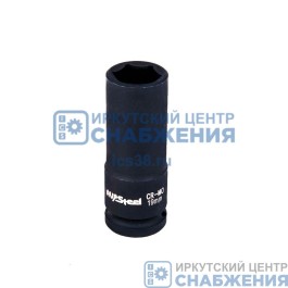 Головка торцевая ударная удлиненная 6гр. 1/2" 19мм AV Steel AV-720119