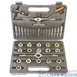 Набор метчиков и плашек М3-М12 40 предметов SPARTA 773155