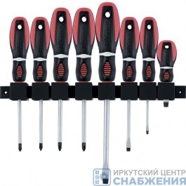 Набор отверток 8 шт CrV, 3-х компонентная рукоятка ERA MATRIX 13380