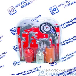 Набор пневмоинструмента, 5 предметов, быстросъемное соединение MATRIX 57302
