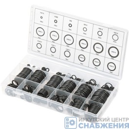 Набор резиновых уплотнительных колец, пластиковый кейс 279 пр. (3-23мм) СИБРТЕХ 47598