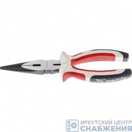 Длинногубцы 160мм PREMIUM прямые, 3-х компонентные рукоятки MATRIX 17185