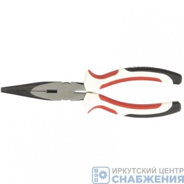 Длинногубцы 200мм PREMIUM прямые, 3-х компонентные рукоятки MATRIX 17187