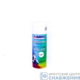 Краска белая матовая 400мл ABRO (уп.12) SP-020-AM