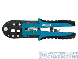 Клещи для обжима телефонных и компьютерных клемм RJ45, 8P и RJ11/12, 6P GROSS 17719