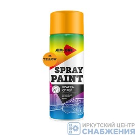 Краска желтая 450мл AIM-ONE SP-Y25