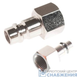 Адаптер быстросъемный с внутренней резьбой 1/4" тип БРС (папа) JTC-D20PFA