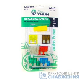 Предохранитель 7.5-30А плоский флажковый СТАНДАРТ с пинцетом (к-т 10шт) MEDIUM NY 902258