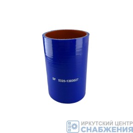 Патрубок радиатора средний КАМАЗ силикон L=120, d=70 SF 5320-1303027