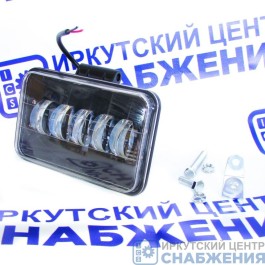 Фара противотуманная OFF-Road 5диодов 35W прямоугольная ближний+дальний свет, 170*110*70 3000Lm 5CREE КЭП