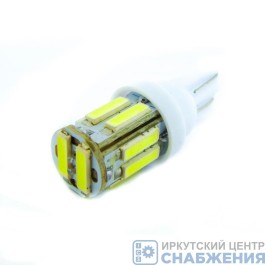 Светодиод 24V 10smd T10 size-7020 Ceramic (уп.10) КЭП 8720