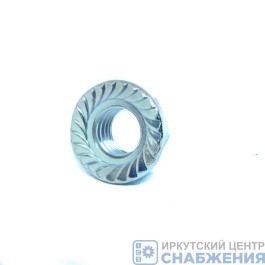 Гайка М 10х1.5 с зубчатым буртиком (уп.50) БелЗАН 69231015
