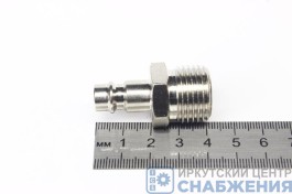 Наконечник переходник быстросъемный с наружной резьбой 1/2" (папа) STELS 57067