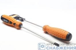 Отвертка PH2.0х150мм POINT CrV двухкомп.рукоятка SPARTA 11780