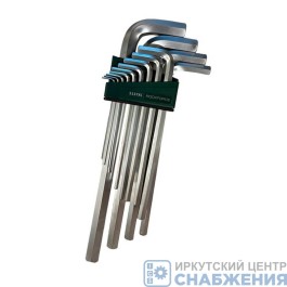 Шестигранники, 2.0-19мм, 13пр. угловые экстра длинные в пластиковом держателе ROCKFORCE RF-5137XL