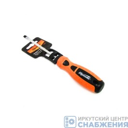 Отвертка SL5.0х100мм Point CrV двухкомп.ручка SPARTA 11766