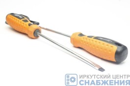 Отвертка SL6.0х150мм, Point CrV двухкомп.ручка SPARTA 11769