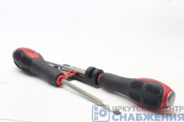 Отвертка ударная SL6х150мм CrV двухкомпонентная рукоятка MATRIX 19116