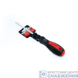 Отвертка комбинированная SL6.0 x PH2, антискользящая двухкомпонентная рукоятка MATRIX 12290