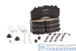 Колодки тормозные дисковые КАМАЗ 5490 BPW MB SAFSORL НМ4903+АК016