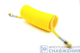 Шланг п/прицепа спиральн.воздушн.М22 L=7,5м (двухслойный, желтый) SORL 37300510040 (ан.5410-5009052)