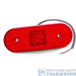 Фонарь маркерный 24В красный, универсальный ТАС 140-02