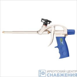 Пистолет для монтажной пены усиленный алюминиевый корпус СИБРТЕХ 88671