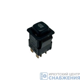 Выключатель света дополнительных фар 24В КНОПКА КАМАЗ, МАЗ, УАЗ АВАР 3842.3710-02.06М