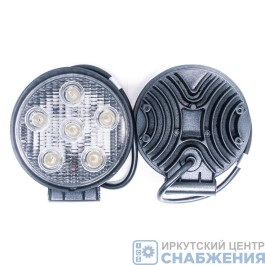 Фара противотуманная OFF-Road 6диодов 18W круглая направленный свет, 115*35, ТН-W0118Е Spot