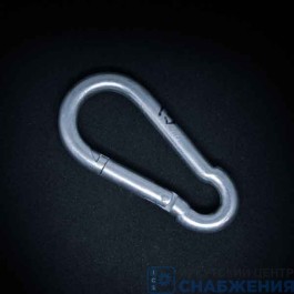 Карабин Ф-10мм оцинкованный DIN 5299С ТФ5 (уп.15) ЗУБР 4-304545-10