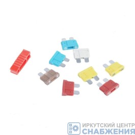 Предохранитель 5-25А плоский флажковый с пинцетом (к-т 8шт) АВАР 469.182.000