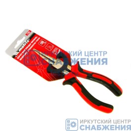 Круглогубцы 160мм, NICKEL никелированные, двухкомпонентные рукоятки MATRIX 17355