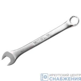 Ключ комбинированный 10мм CrV матовый хром STELS 15206