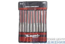 Набор надфилей 140х70х3 (к-т 10 шт) MATRIX 15835