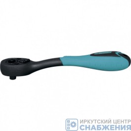 Ключ-трещотка 1/4", 72зуба, Comfort, с быстрым сбросом, GROSS 14086