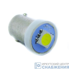 Светодиод 24V T4W (BA9S) 1SMD 5050 SMD КЭП 8709