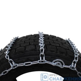 Цепи противоскольжения 315/80-R22,5 ф7.8мм лесенка С ШИПАМИ, ВЫСОКОПРОЧНЫЕ, ПРОВАРЕННЫЕ ПЕРЕМЫЧКИ, 13 перемычек