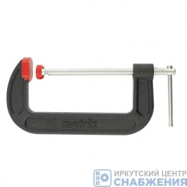 Струбцина G-образная, 100х100х190мм, MATRIX 20604