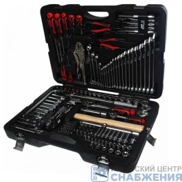 Набор инструмента, 6гр. 1/4", 1/2" пластик.кейс 156пр. JTC-H156C-В72