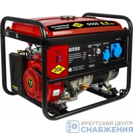Генератор бензиновый 5.0/5.5кВт, 25.0л, 80кг, двигатель 13л.с.DDE G550 QUATTRO ELEMENTI 917-408