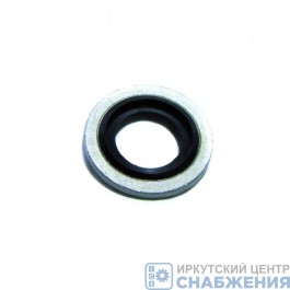 Шайба М 10 стальная с резинкой АМАЗ тип 3 черный (уп.100) ШУ10-3 АМАЗ
