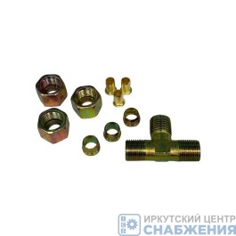 Ремкомплект тормозной трубки D-10мм +тройник М16 АМАЗ