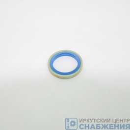 Шайба М 14 стальная с резинкой АМАЗ тип 1 синяя (уп.50)