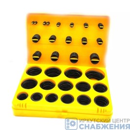 Набор силиконовых колец 8С, 32 размера 419шт желтый НБР01Е-SiR